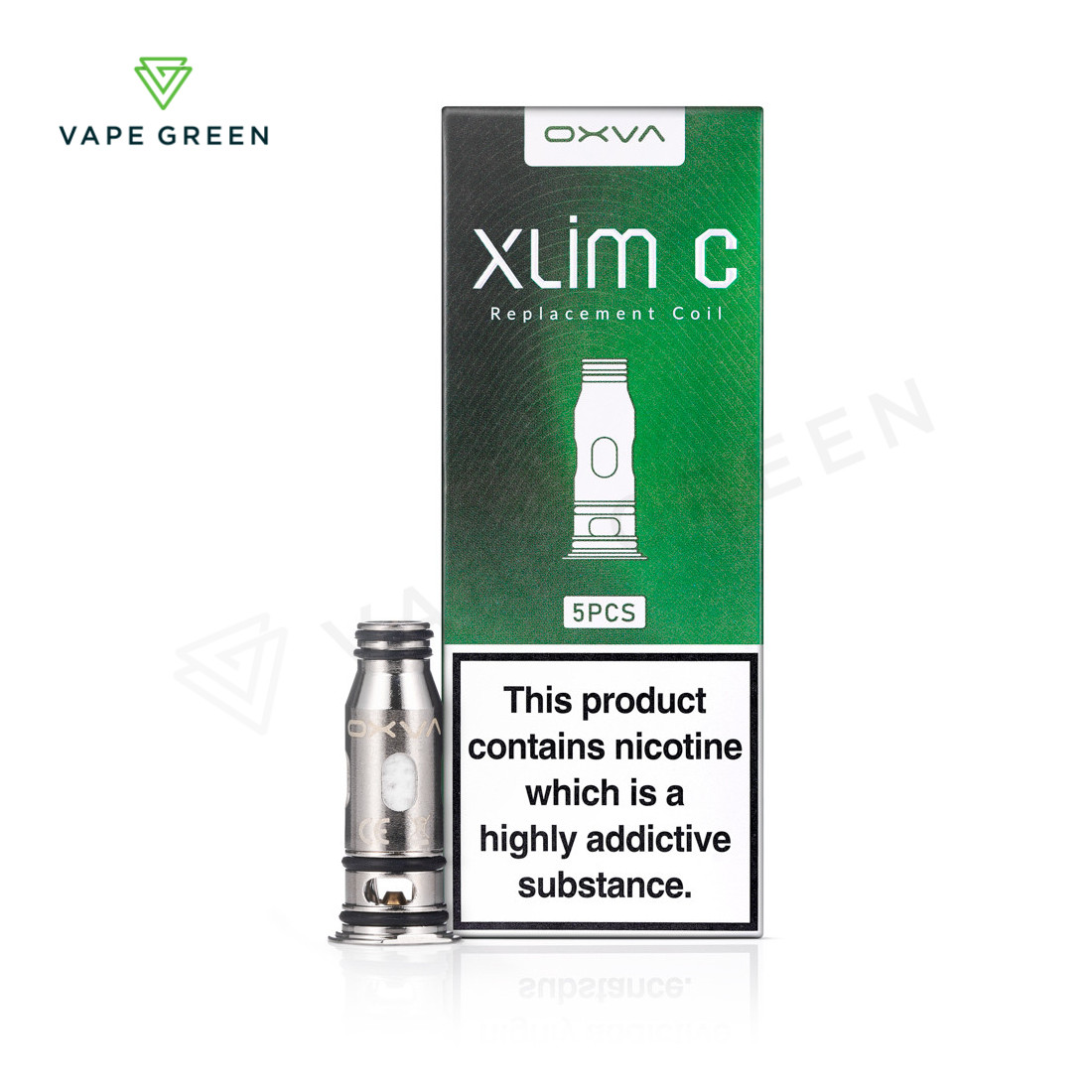 OXVA Xlim C replacement coils available in different resistances for MTL vaping.