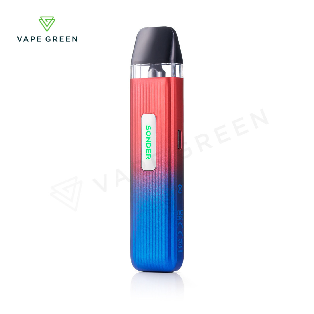 GeekVape Sonder Q pod kit, a lightweight and slim e-cigarette for easy daily use.