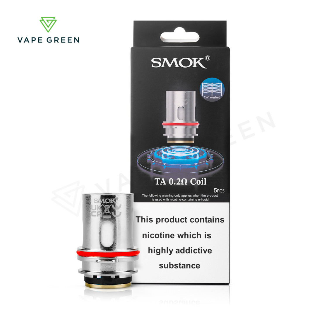 SMOK TA replacement coils designed for high-performance DTL vaping kits.