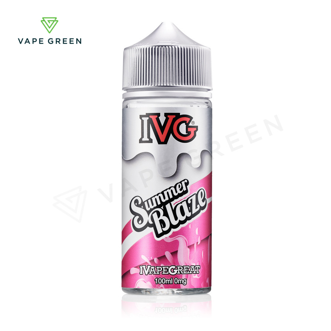 IVG Summer Blaze 100ml shortfill e-liquid bottle featuring a refreshing mixed berry lemonade flavor.