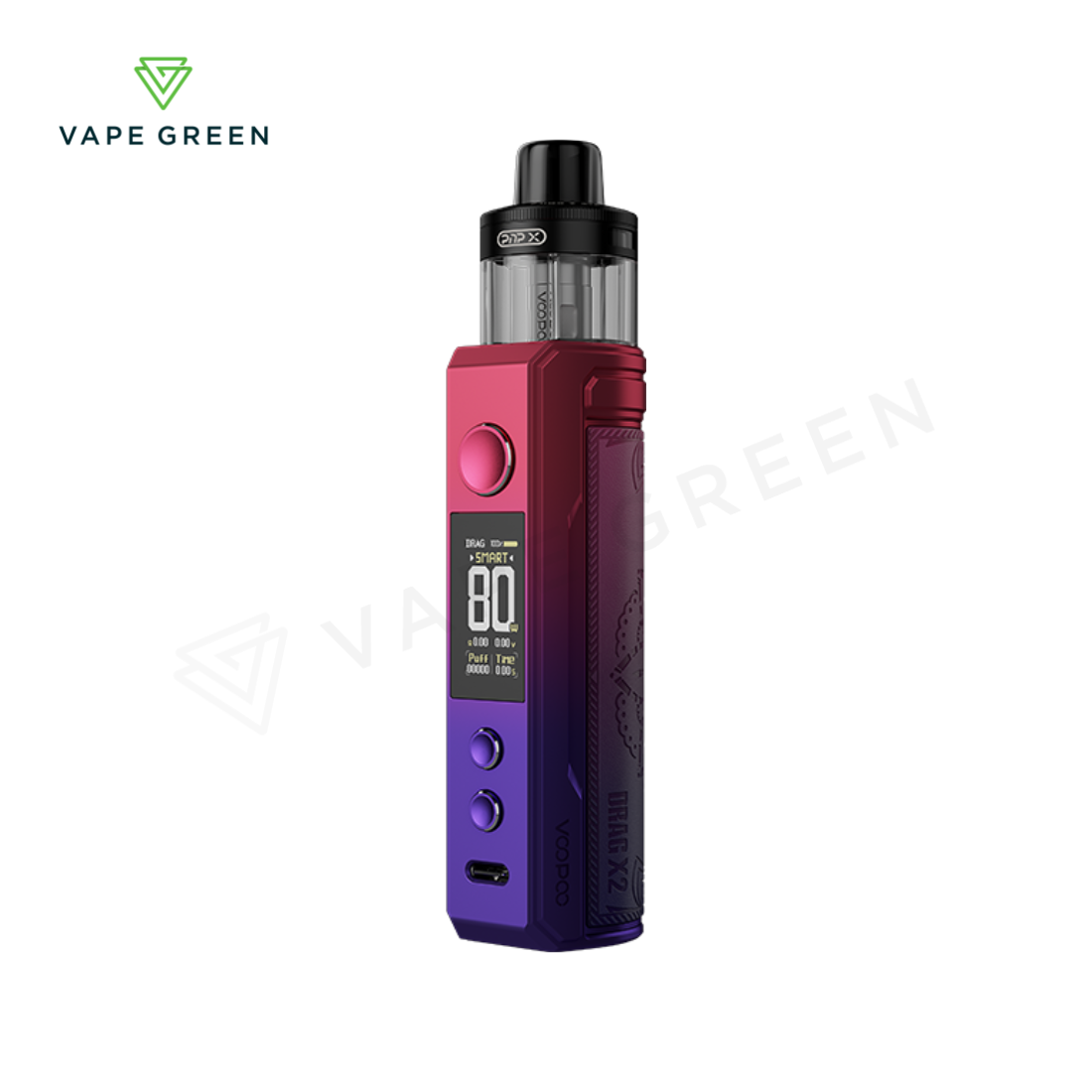 VOOPOO Drag X2 pod vape kit ideal for beginners starting their cloud chasing journey.