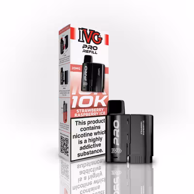 Strawberry Raspberry Ice Prefilled Pods by IVG Pro