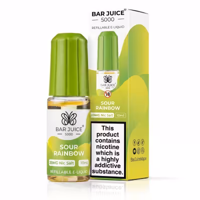 Sour Rainbow Nic Salt E-Liquid by Bar Juice 5000