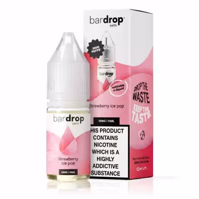 Strawberry Ice Pop Nic Salt by Bar Drop
