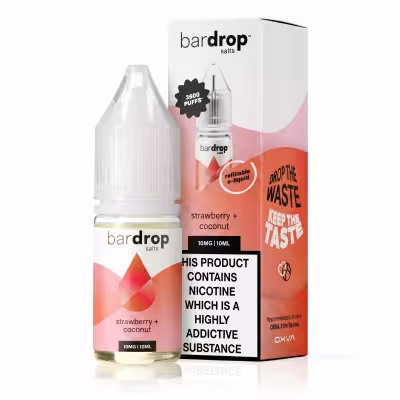Strawberry Coconut Nic Salt by Bar Drop