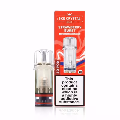 Strawberry Burst Prefilled Pods by SKE Crystal Plus