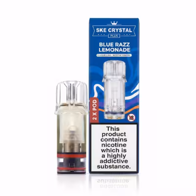 Blue Razz Lemonade Prefilled Pods by SKE Crystal Plus