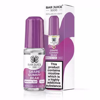 Grape Gummy Bear Nic Salt E-Liquid by Bar Juice 5000