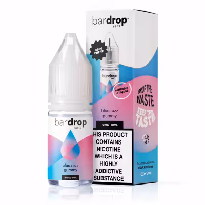 Blue Razz Gummy Nic Salt by Bar Drop