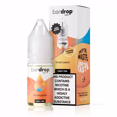 Frozen Peach Nic Salt by Bar Drop