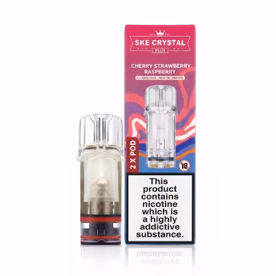 Cherry Strawberry Raspberry Prefilled Pods by SKE Crystal Plus