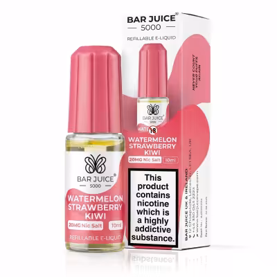 Watermelon Strawberry Kiwi Nic Salt E-Liquid by Bar Juice 5000