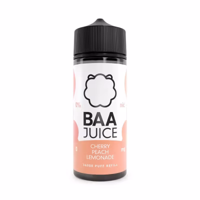 Cherry Peach Lemonade Shortfill E-Liquid by Baa Juice 100ml