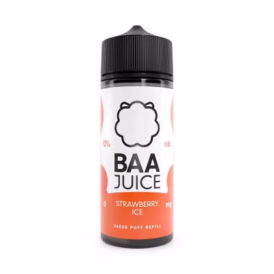 Strawberry Ice Shortfill E-Liquid by Baa Juice 100ml