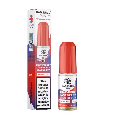 Strawberry Raspberry Blueberry Nic Salt E-Liquid by Bar Juice 5000