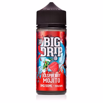 Raspberry Mojito Shortfill E-liquid by Big Drip 100ml