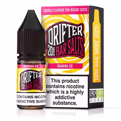 Banana Ice Nic Salt E-Liquid by Drifter Bar Salts