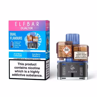 Blue Edition Prefilled Pod by Elf Bar Dual 10K
