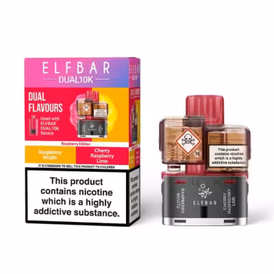Raspberry Edition Prefilled Pod by Elf Bar Dual 10K