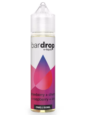 Strawberry Cherry Raspberry Ice Shortfill E-Liquid by Bar Drop 50ml