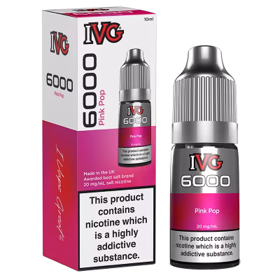 Pink Pop Nic Salt E-Liquid by IVG 6000