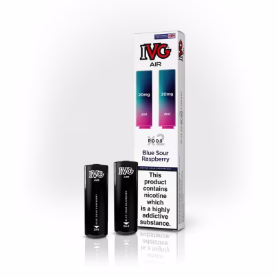 Blue Sour Raspberry Prefilled Pods by IVG Air