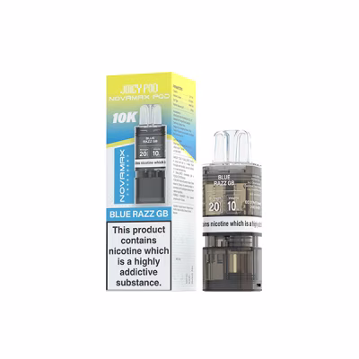 Blue Razz GB Prefilled Pod Refill Pack by Juicy Pod Novamax 10K