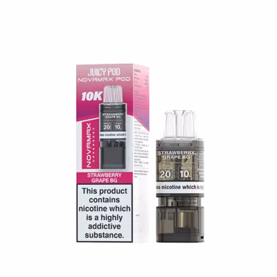 Strawberry Grape BG Prefilled Pod Refill Pack by Juicy Pod Novamax 10K