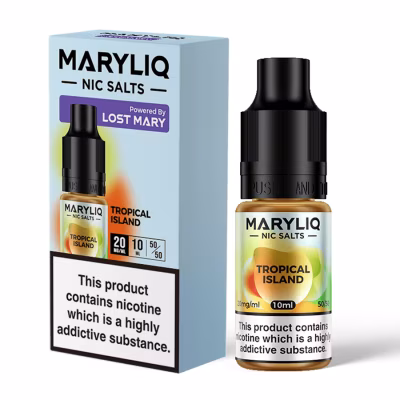 Tropical Island Nic Salt E-Liquid by Lost Mary Maryliq