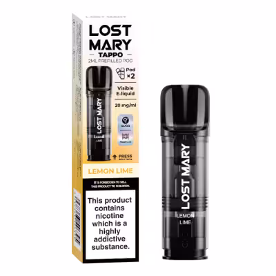 Lemon Lime Prefilled Pods by Lost Mary Tappo