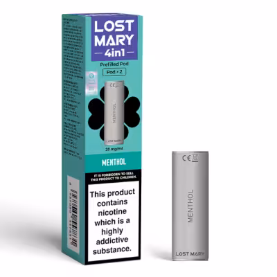 Menthol Prefilled Pods by Lost Mary 4 in 1