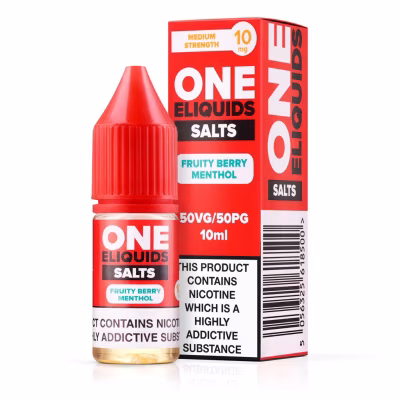 Fruity Berry Menthol Nic Salt E-Liquid by One E-Liquids