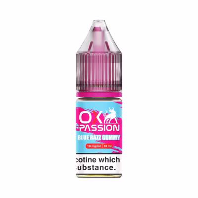 Blue Razz Gummy Nic Salt E-Liquid by OX Passion