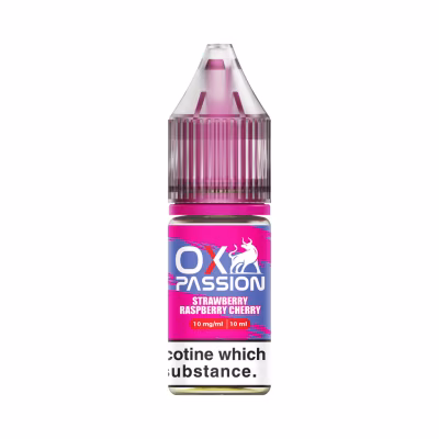 Strawberry Raspberry Cherry Nic Salt E-Liquid by OX Passion