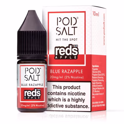 Blue Razapple Nic Salt E-Liquid by Pod Salt