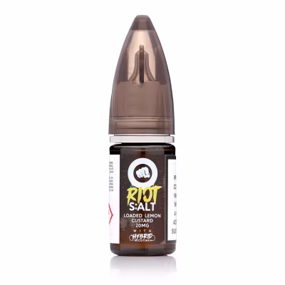 Loaded Lemon Custard Hybrid Nic Salt E-Liquid by Riot Squad