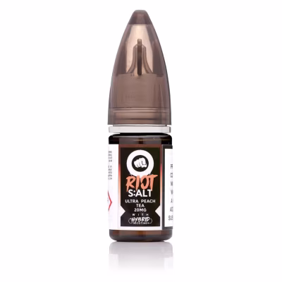 Ultra Peach Tea Hybrid Nic Salt E-Liquid by Riot Squad Black Edition