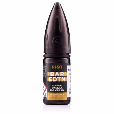 Mango Vanilla Ice Cream Nic Salt E-Liquid by Riot BAR EDTN