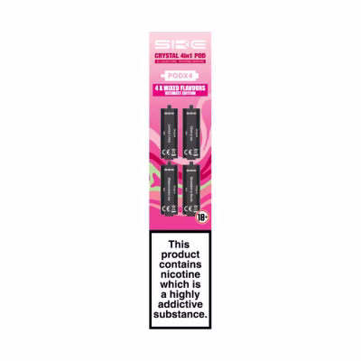 Ultimate Edition Prefilled Pods by SKE Crystal 4 in 1