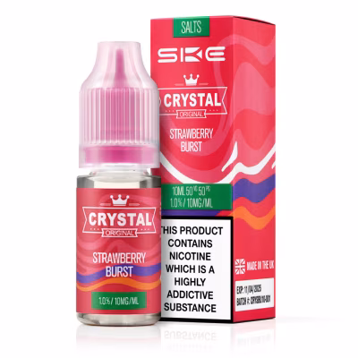 Strawberry Burst Nic Salt E-Liquid by SKE Crystal Salts V2