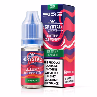 Blueberry Sour Raspberry Nic Salt E-Liquid by SKE Crystal Salts V2