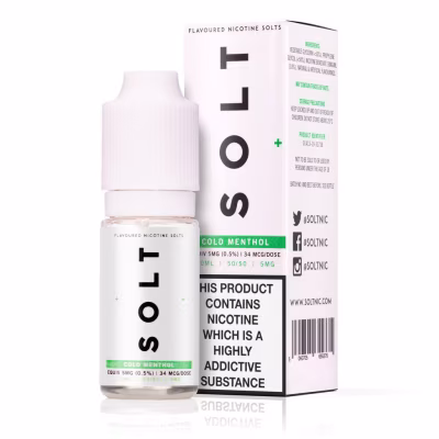 Cold Menthol Nic Salt E-Liquid by SOLT