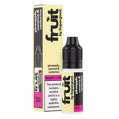 Pineapple, Coconut & Nectarine Nic Salt E-Liquid by Supergood Fruit