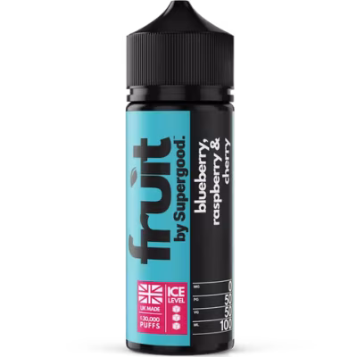 Blueberry Raspberry Cherry Shortfill E-Liquid by Supergood Fruit