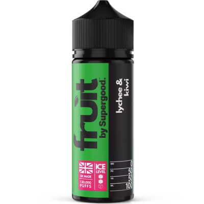 Lychee Kiwi Shortfill E-Liquid by Supergood Fruit