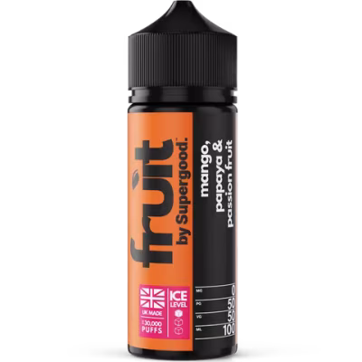 Mango Papaya Passionfruit Shortfill E-Liquid by Supergood Fruit