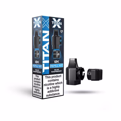 Blue Raspberry Prefilled Pod Refill Kit by Titan X