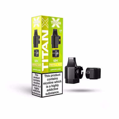 Lemon Lime Prefilled Pod Refill Kit by Titan X