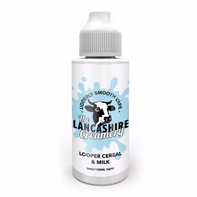 Looper Cereal & Milk Shortfill E-Liquid by the Lancashire Creamery 100ml
