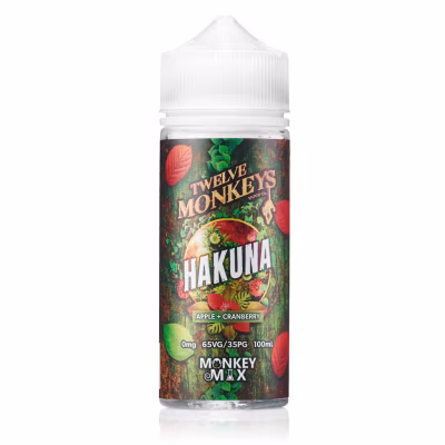 Hakuna Shortfill E-Liquid by Twelve Monkeys 100ml